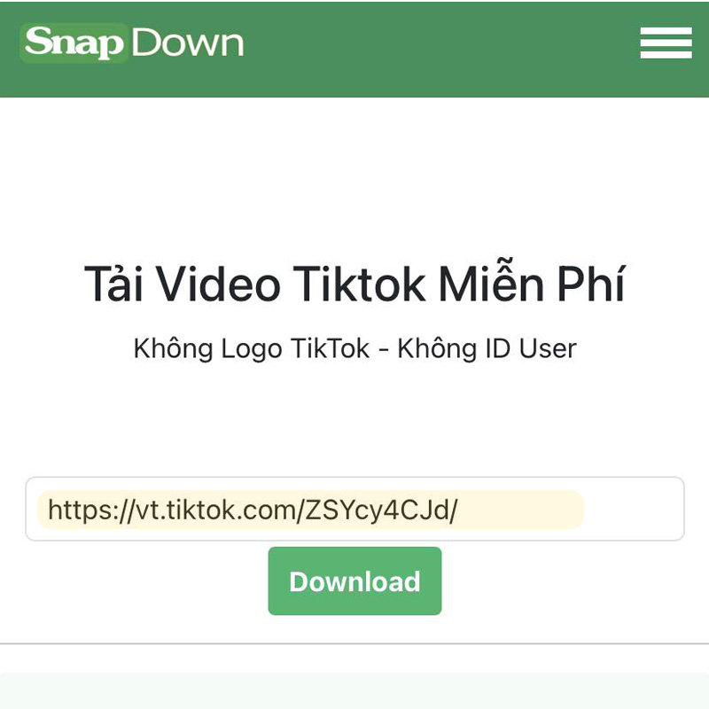 tải video tiktok không dính logo