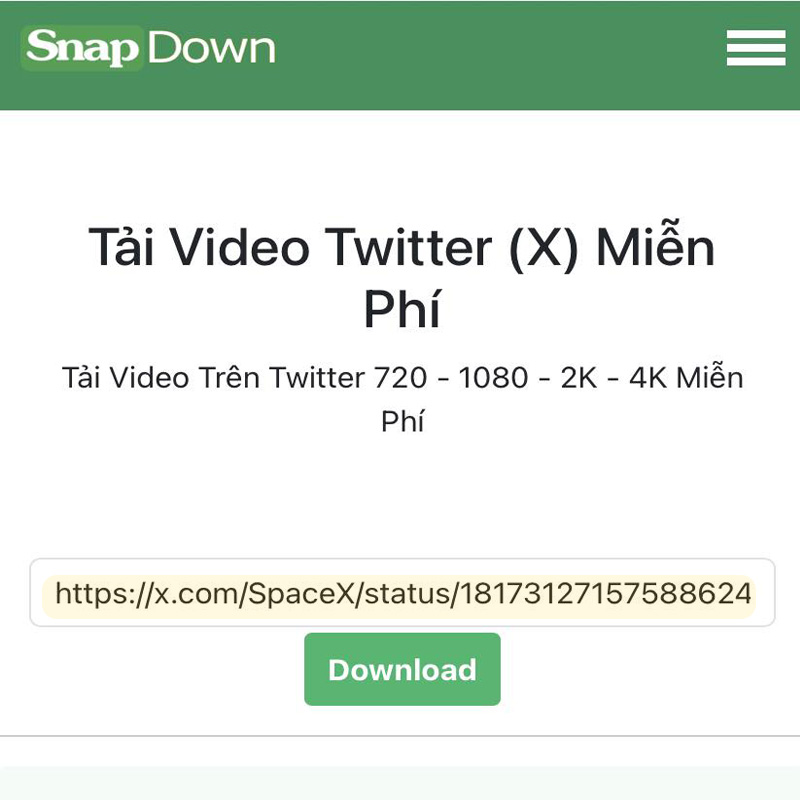 tải video twitter miễn phí