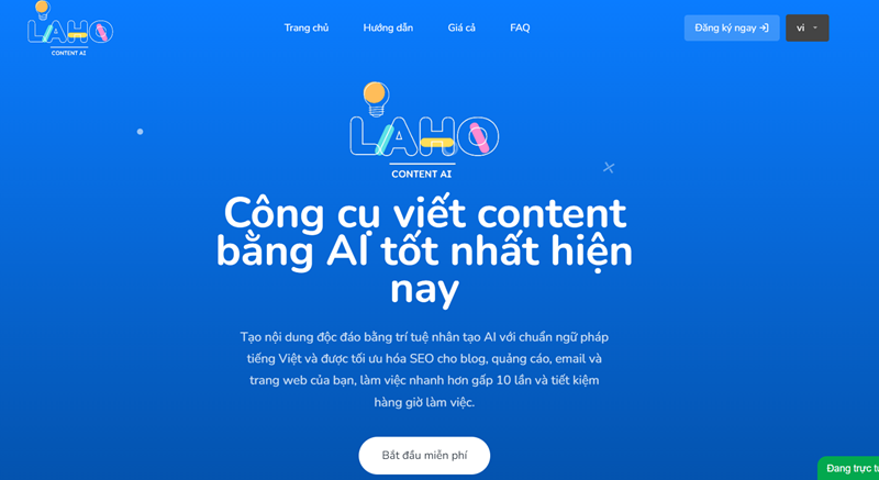 Bật mí 10 công cụ viết content chuyên nghiệp bằng công nghệ AI