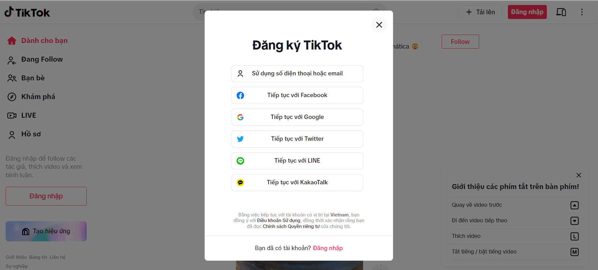 Cách đăng ký và đăng nhập TikTok đơn giản nhất