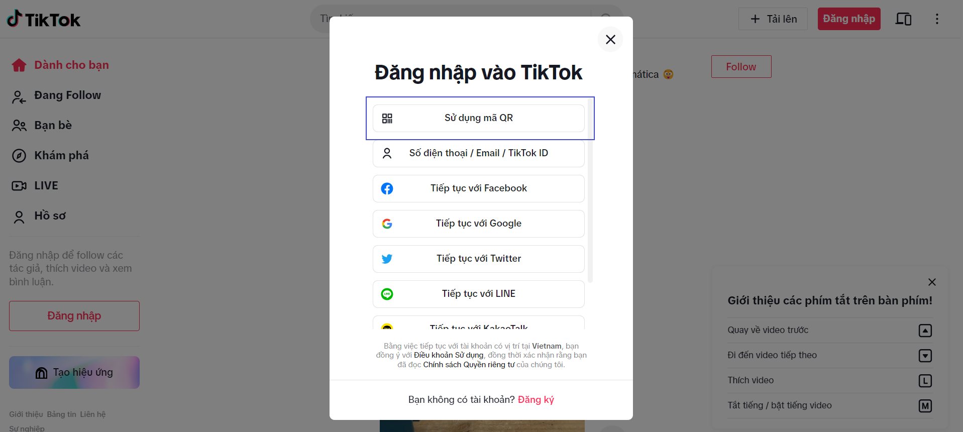 Cách đăng ký và đăng nhập TikTok đơn giản nhất