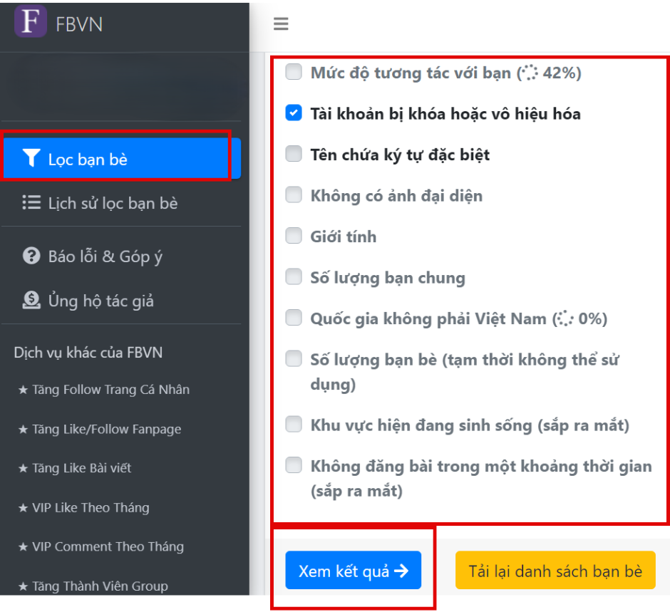 Cách lọc bạn bè trên Facebook bằng tool cực nhanh chóng và tiện lợi